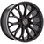 Alu kola pro Mercedes YS1180 9.5x20 5x112 ET45 66.6 Black Half Matt & Polished Lip