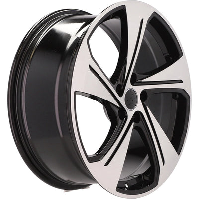 Alu kola pro Audi YS1270 8x19 5x112 ET49 57.1 Black Polished | Wheelsup.cz