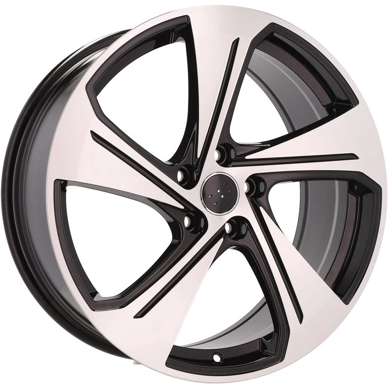 Alu kola pro Audi YS1270 8x18 5x112 ET46 57.1 Black Polished | Wheelsup.cz