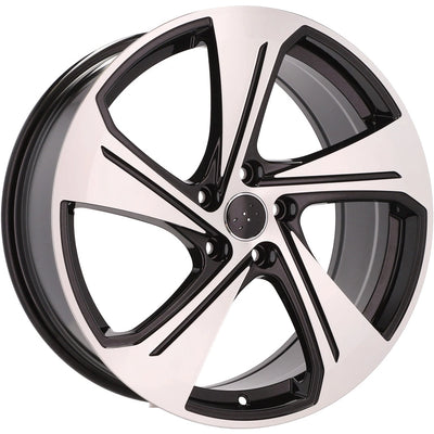 Alu kola pro Audi YS1270 8x19 5x112 ET49 57.1 Black Polished | Wheelsup.cz