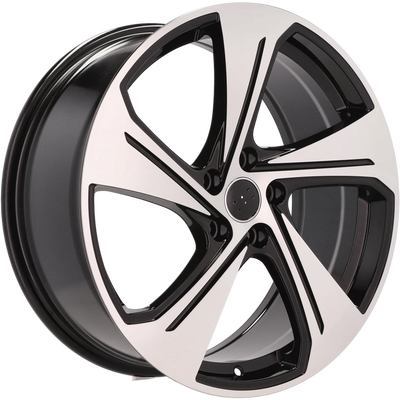 Alu kola pro Audi YS1270 8x19 5x112 ET49 57.1 Black Polished | Wheelsup.cz