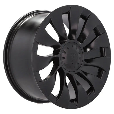 Alu kola pro Tesla YS214 8.5x19 5x114.3 ET38 64.1 Black Half Matt | Wheelsup.cz