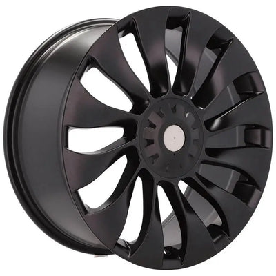 Alu kola pro Tesla YS214 9.5x21 5x114.3 ET40 64.1 Black Half Matt | Wheelsup.cz