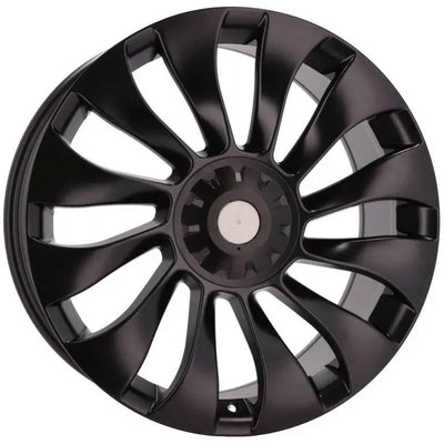 Alu kola pro Tesla YS214 8.5x19 5x114.3 ET38 64.1 Black Half Matt | Wheelsup.cz