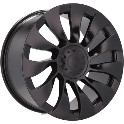 Alu kola pro Tesla YS214 9.5x21 5x114.3 ET40 64.1 Black Half Matt