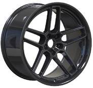 Alu kola pro Dodge A5897 9x20 5x115 ET15 71.6 Black Half Matt