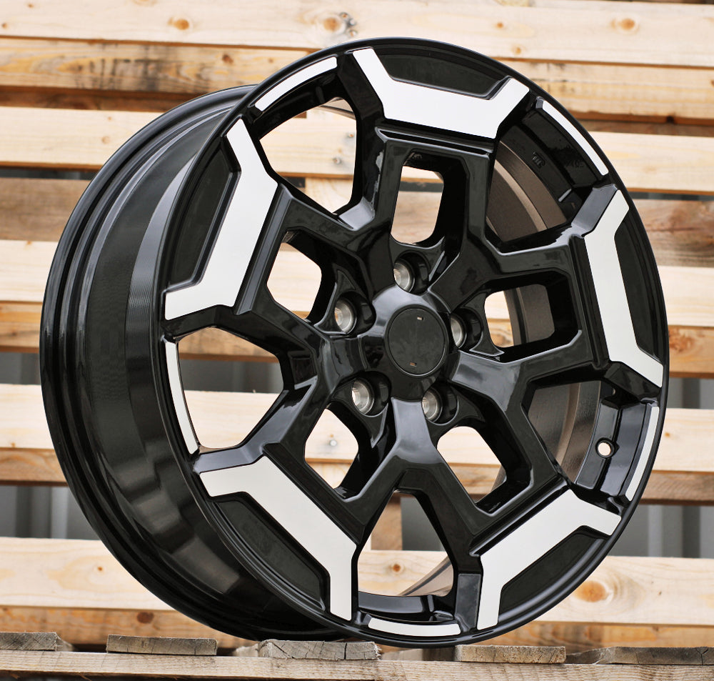 Alu kola pro Racing Line H3527F 7.5x18 5x114.3 ET40 66.1 Black Polished