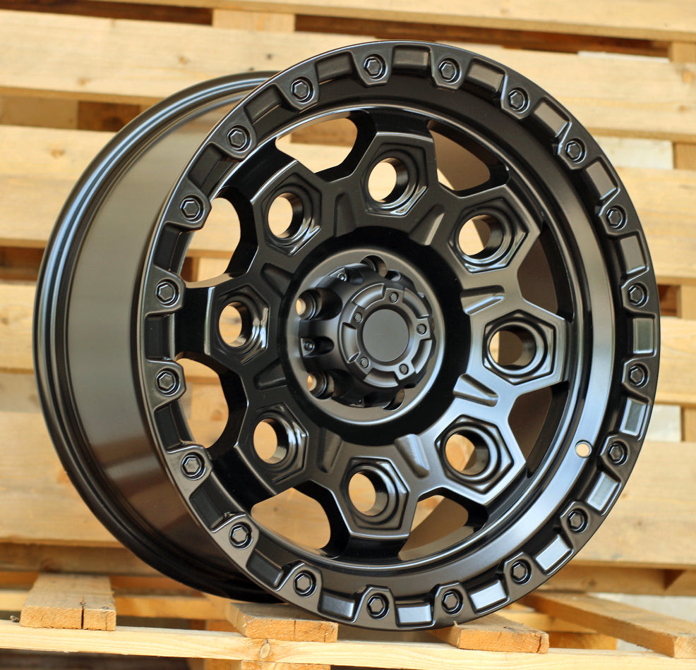 Alu kola pro Offroad JT178 9x17 5x114.3 ET 73.1 Black Matt