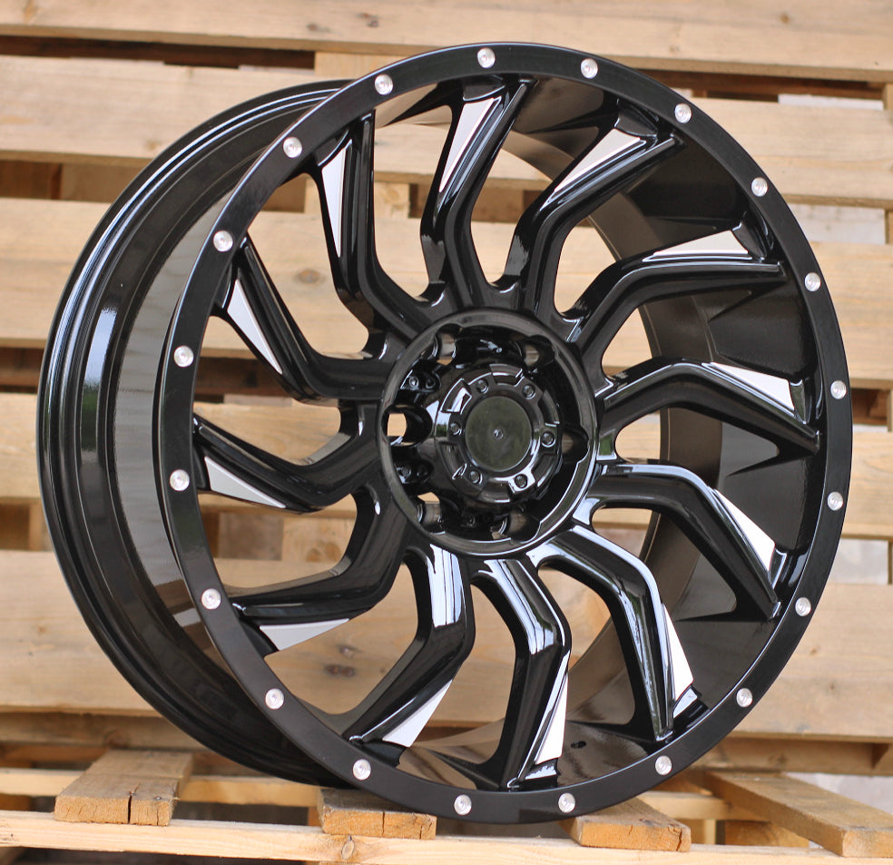 Alu kola pro Offroad JT192 9x20 6x139.7 ET 110.1 Gloss Black