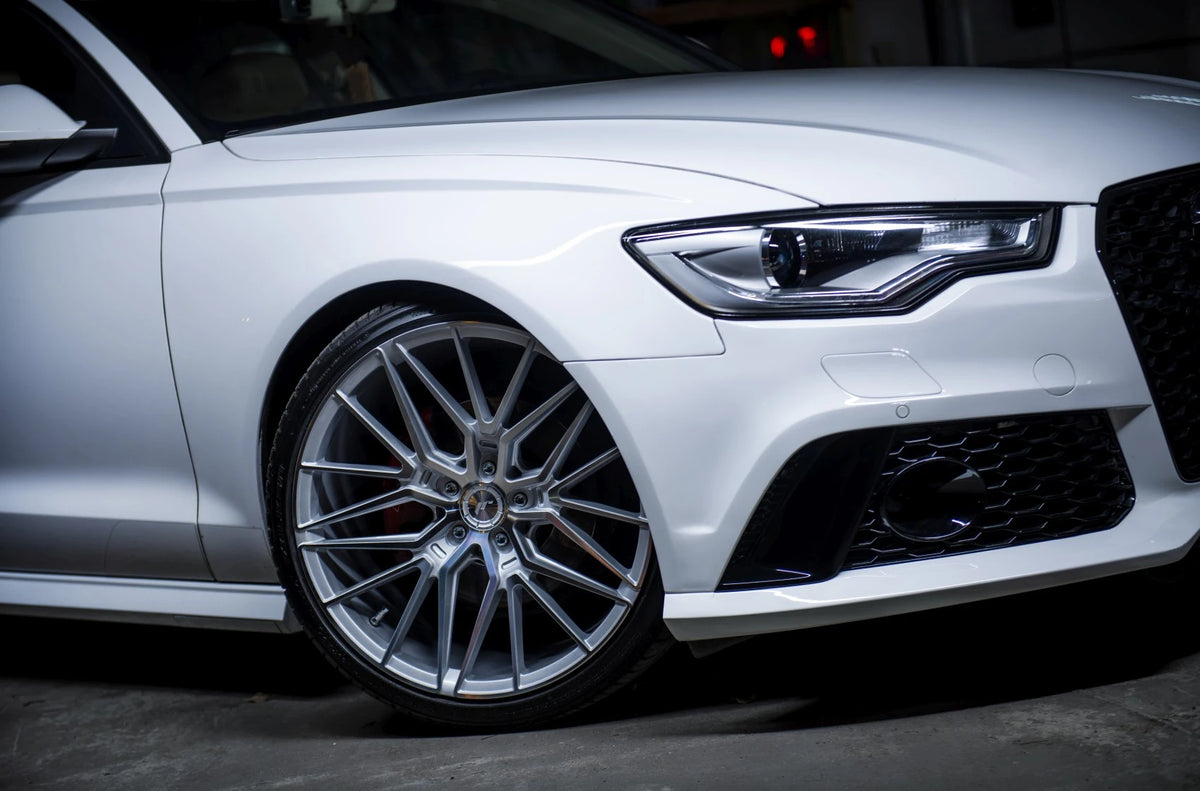 Alu kola Audi A6 S6 RS6 Japan Racing JR38 Silver Machined Face