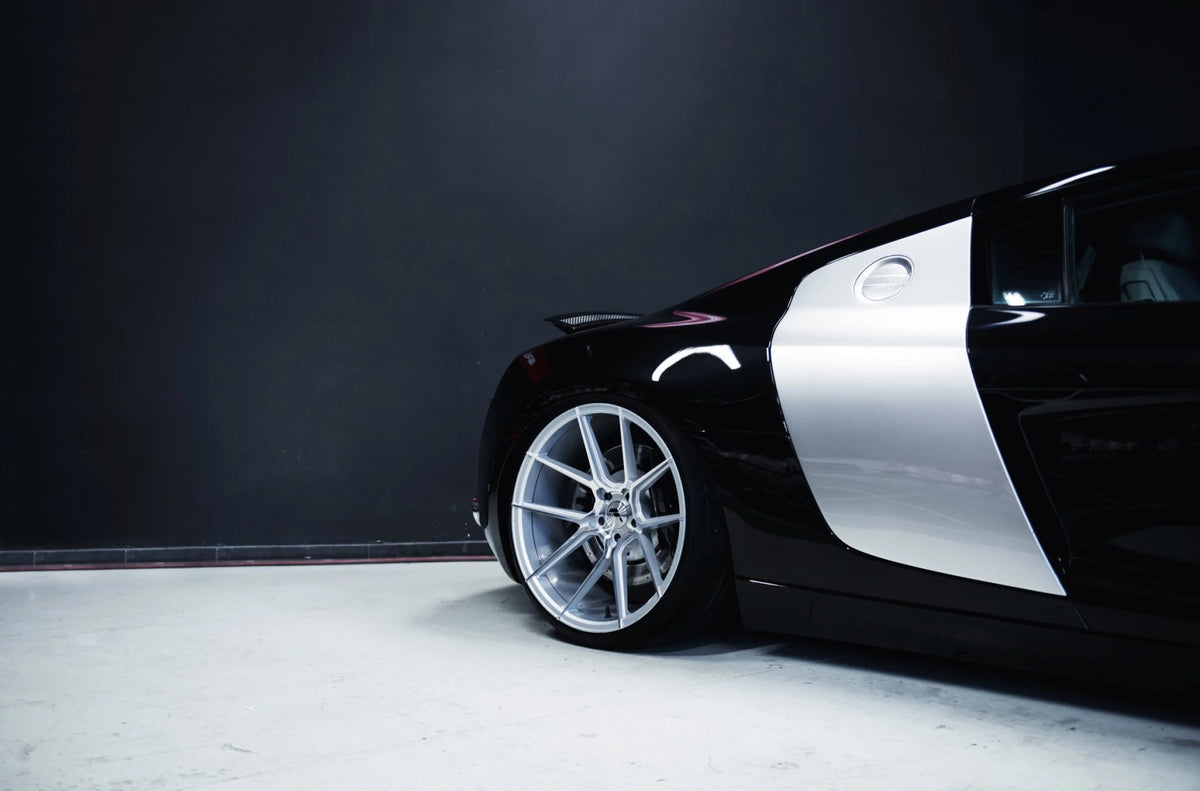 Alu kola Audi R8 Japan Racing JR30 Silver Machined Face