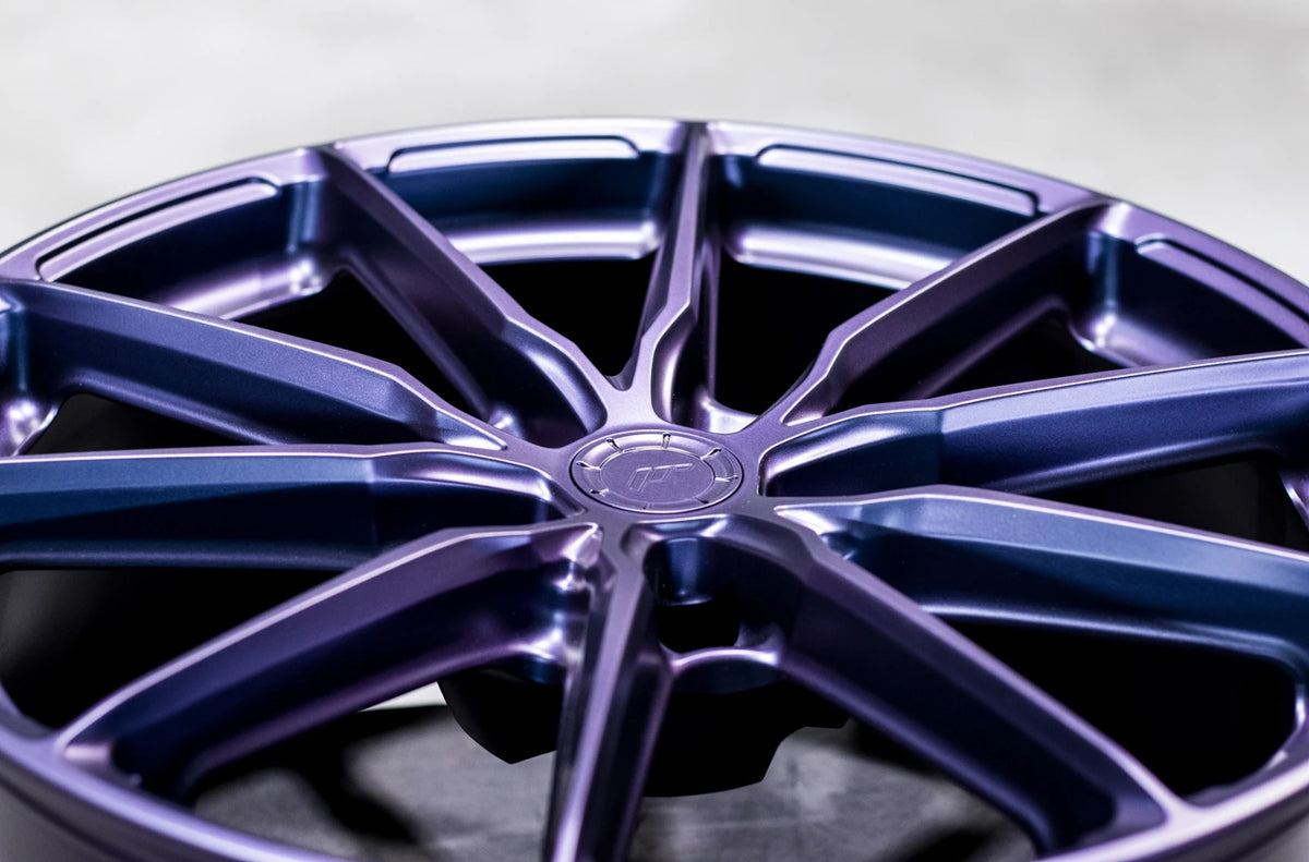 Alu kola Japan Racing JR37 Matt Blue Purple Chameleon