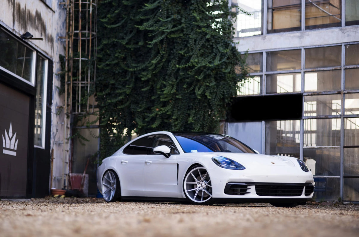 Alu kola Porsche Panamera Japan Racing JR30 Silver Machined Face