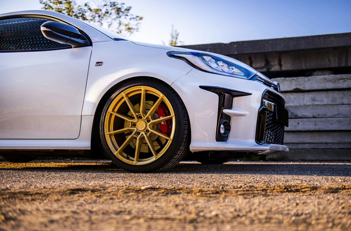Cerchi in lega Japan Racing SL-02 8x18 5x112 ET35 72.6 Oro