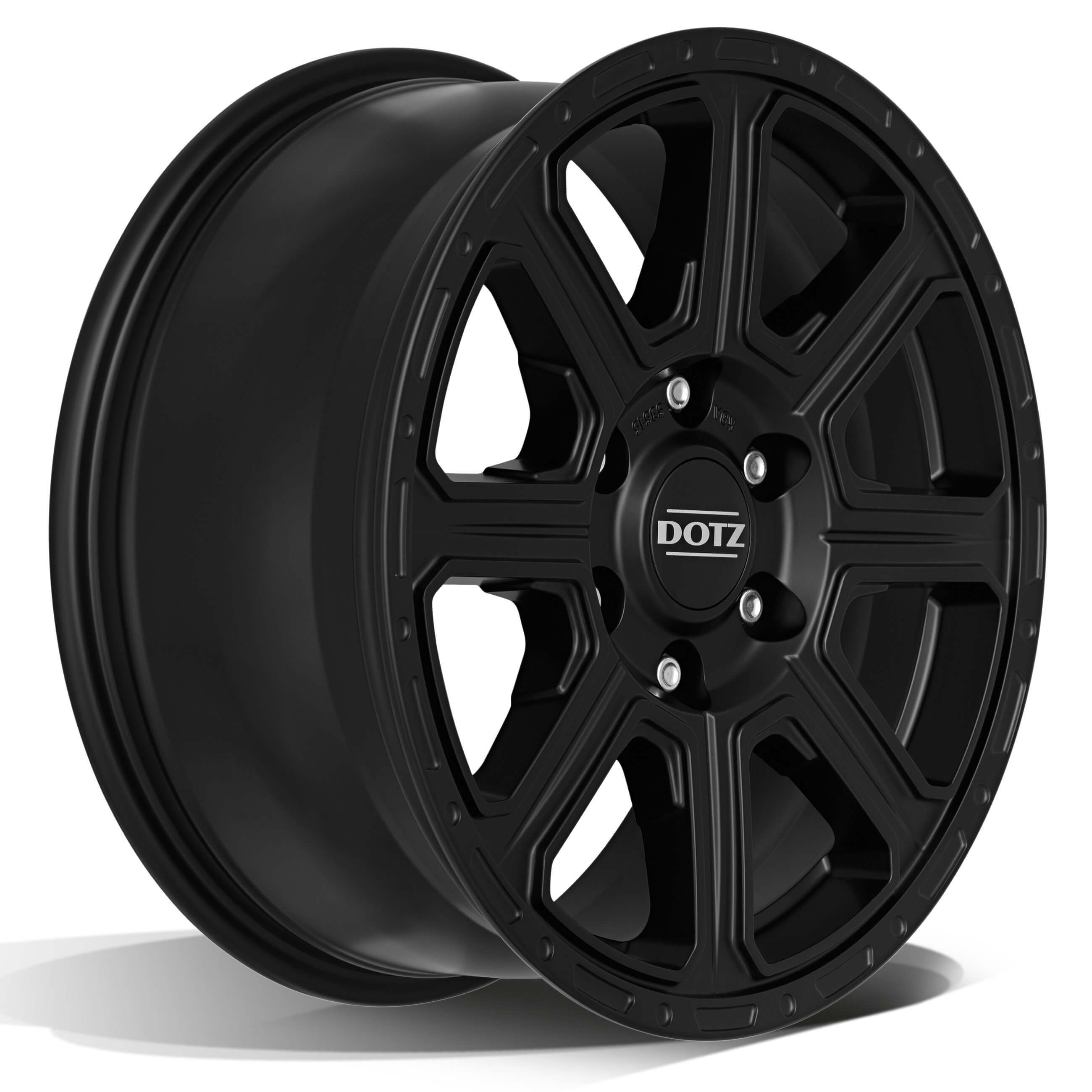 Alu kola DOTZ 4X4 Kalahari 8x17 5x127 ET30 black-Alu kola-WheelsUp