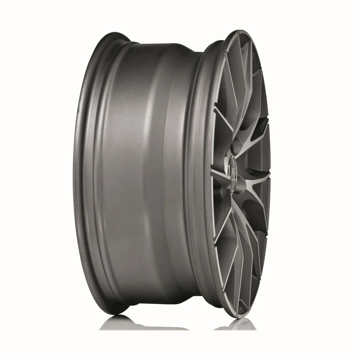 Alu kola MSW 25 7x17 4x100 ET37 Matt Titanium Full Polished