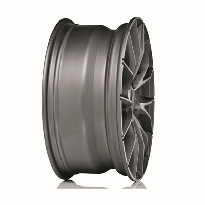 Alu kola MSW 25 9x18 5x110 ET34 Matt Titanium Full Polished | Wheelsup.cz