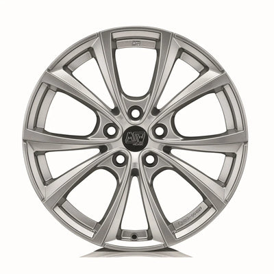 Alu kola MSW 27T 8.5x19 5x114.3 ET35 Full Silver | Wheelsup.cz