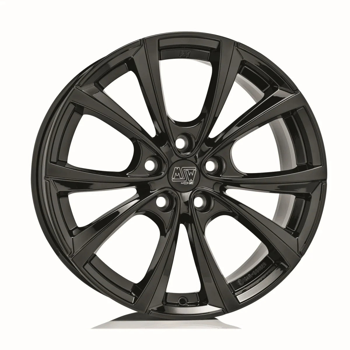 Alu kola MSW 27T 9.5x20 5x114.3 ET45 Gloss Black