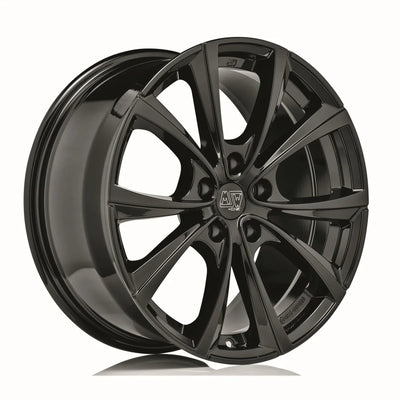 Alu kola MSW 27T 9.5x19 5x120 ET40 Gloss Black | Wheelsup.cz