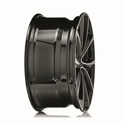 Alu kola MSW 27T 9.5x19 5x120 ET40 Gloss Black Full Polished | Wheelsup.cz