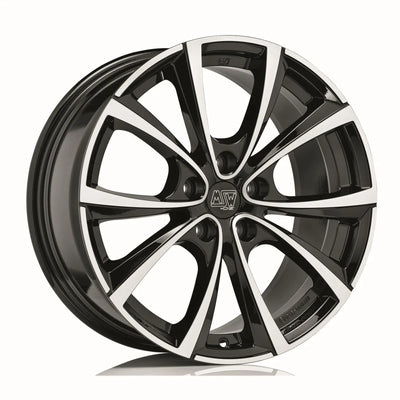 Alu kola MSW 27T 9.5x19 5x114.3 ET45 Gloss Black Full Polished | Wheelsup.cz