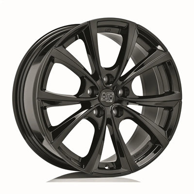 Alu kola MSW 27T 9.5x19 5x120 ET40 Gloss Black | Wheelsup.cz