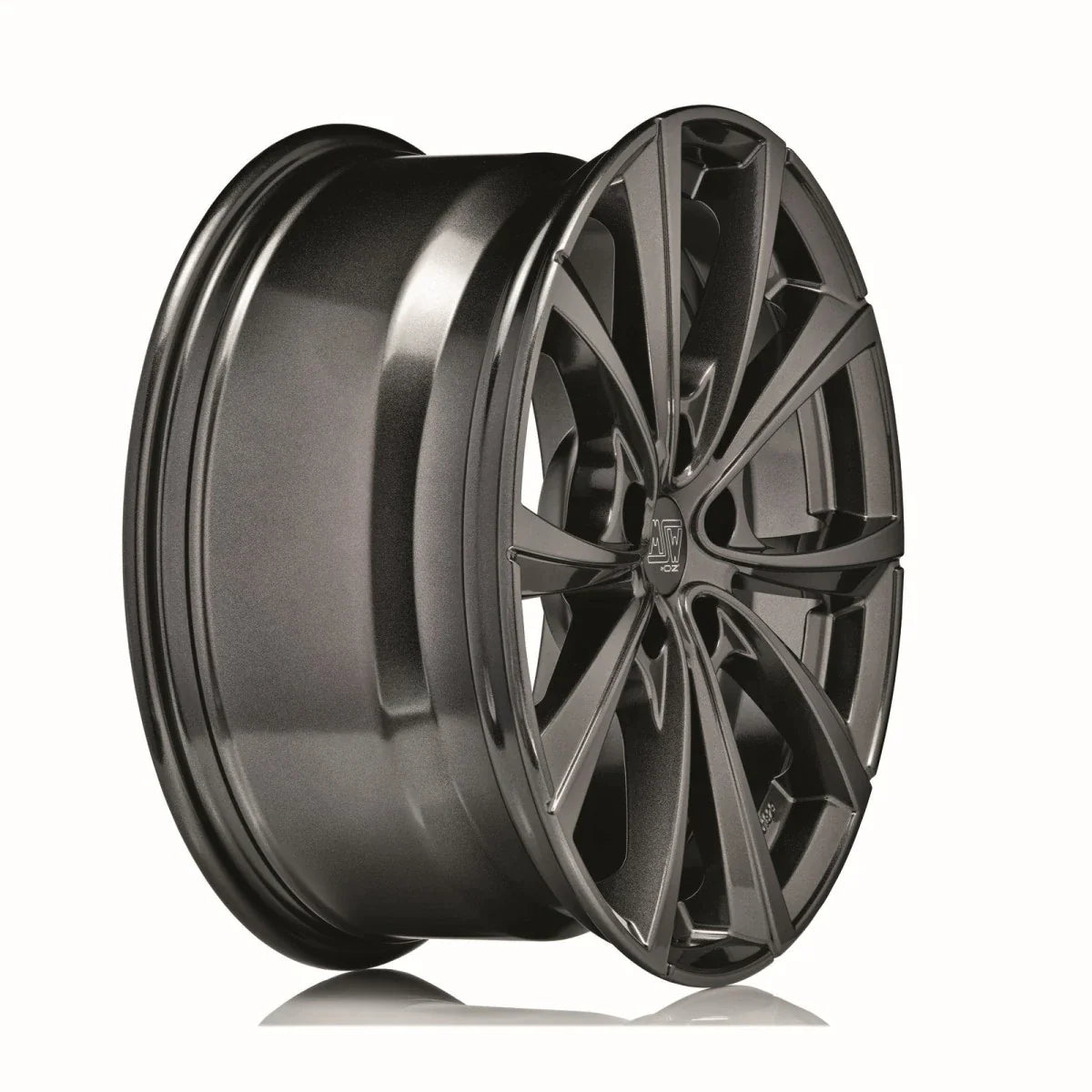 Alu kola MSW 27T 9.5x19 5x120 ET40 Gloss Dark Grey