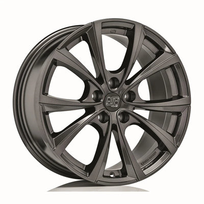 Alu kola MSW 27T 8.5x19 5x114.3 ET35 Gloss Dark Grey | Wheelsup.cz