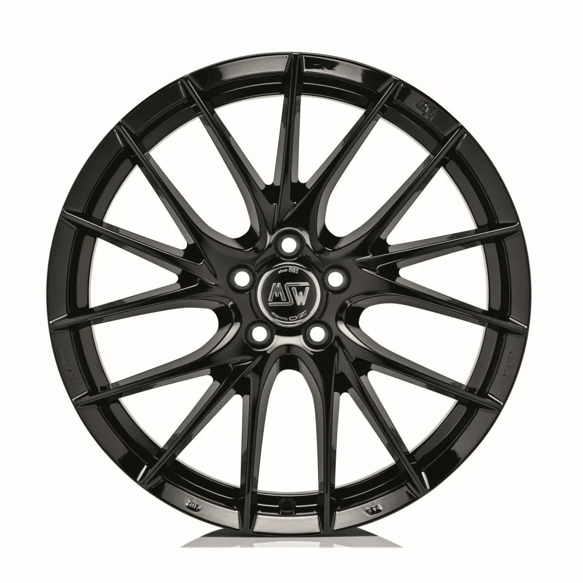 Alu kola MSW 29 8x18 5x120 ET45 Gloss Black