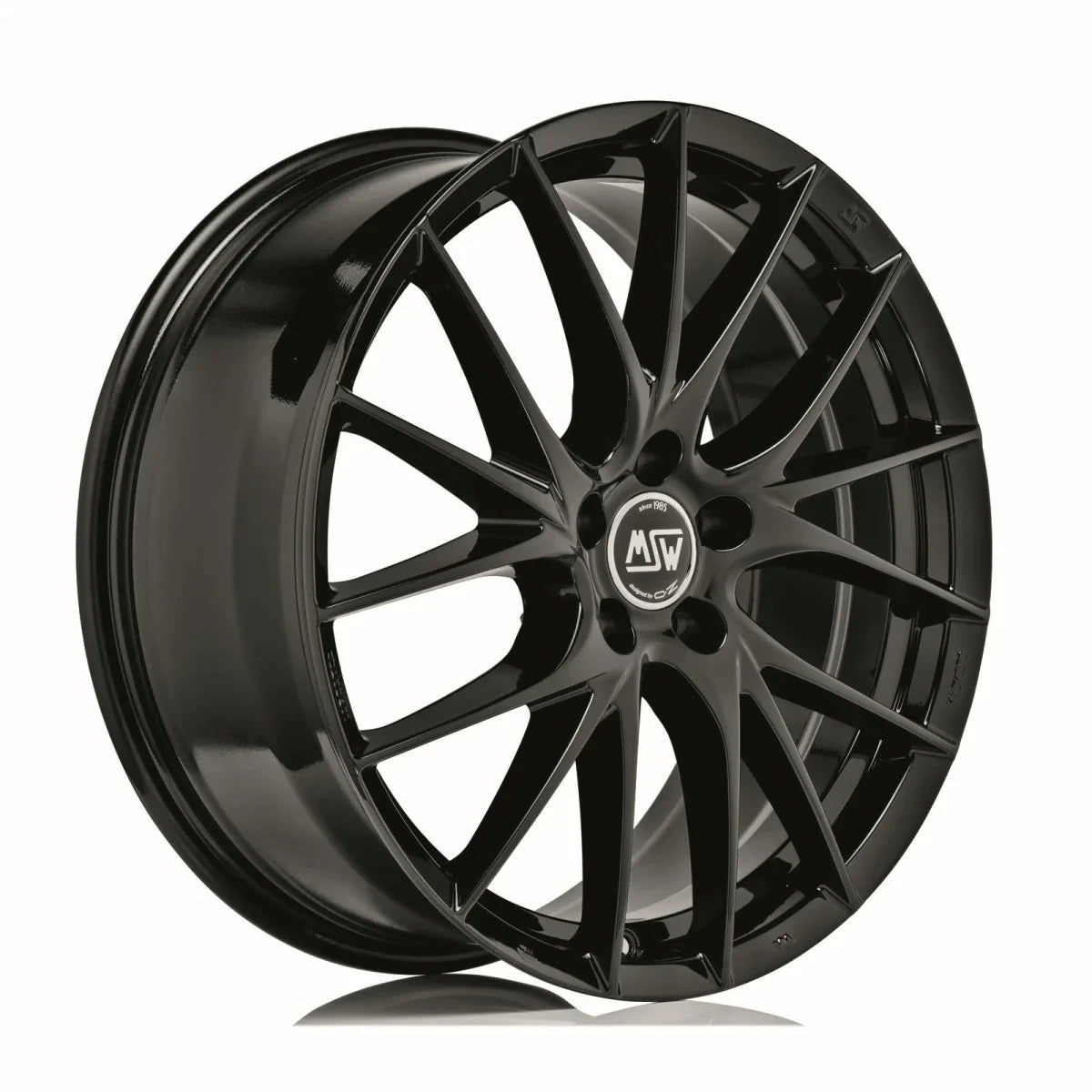 Alu kola MSW 29 8x18 5x120 ET45 Gloss Black