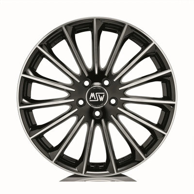 Alu kola MSW 30 7.5x19 5x112 ET48 Gloss Black Full Polished | Wheelsup.cz