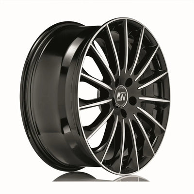 Alu kola MSW 30 9.5x20 5x112 ET22 Gloss Black Full Polished | Wheelsup.cz