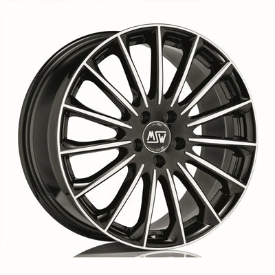 Alu kola MSW 30 7.5x17 5x112 ET48 Gloss Black Full Polished | Wheelsup.cz