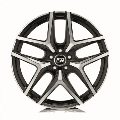 Alu kola MSW 40 8.5x20 5x114.3 ET38 Gloss Black Full Polished | Wheelsup.cz