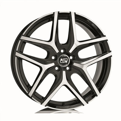 Alu kola MSW 40 9x19 5x112 ET21 Gloss Black Full Polished | Wheelsup.cz