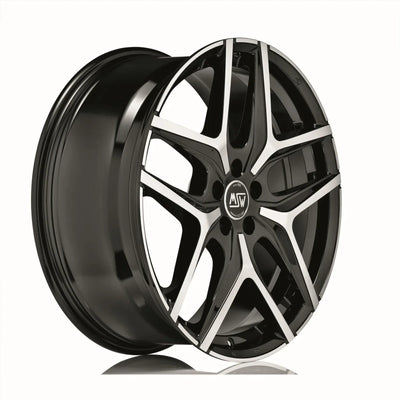 Alu kola MSW 40 9x19 5x120 ET48 Gloss Black Full Polished | Wheelsup.cz