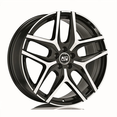 Alu kola MSW 40 9x20 5x112 ET35 Gloss Black Full Polished | Wheelsup.cz