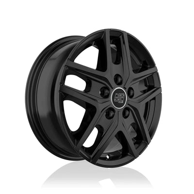 Alu kola MSW 40 VAN 6.5x16 5x112 ET50 Gloss Black | Wheelsup.cz