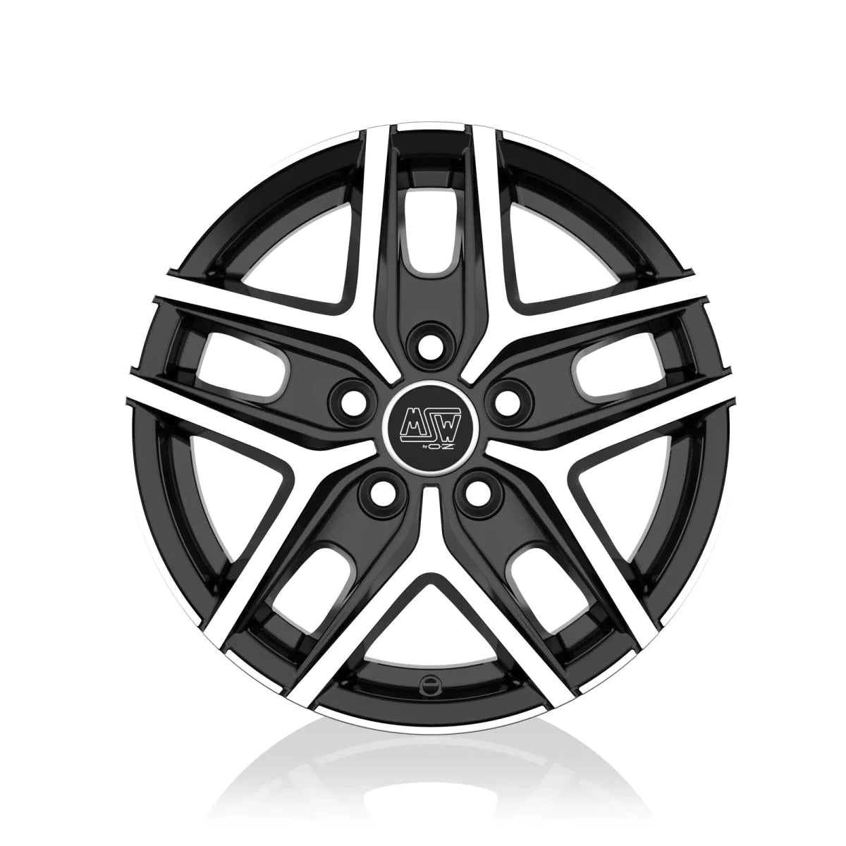 Alu kola MSW 40 VAN 6.5x16 5x120 ET50 Gloss Black Full Polished