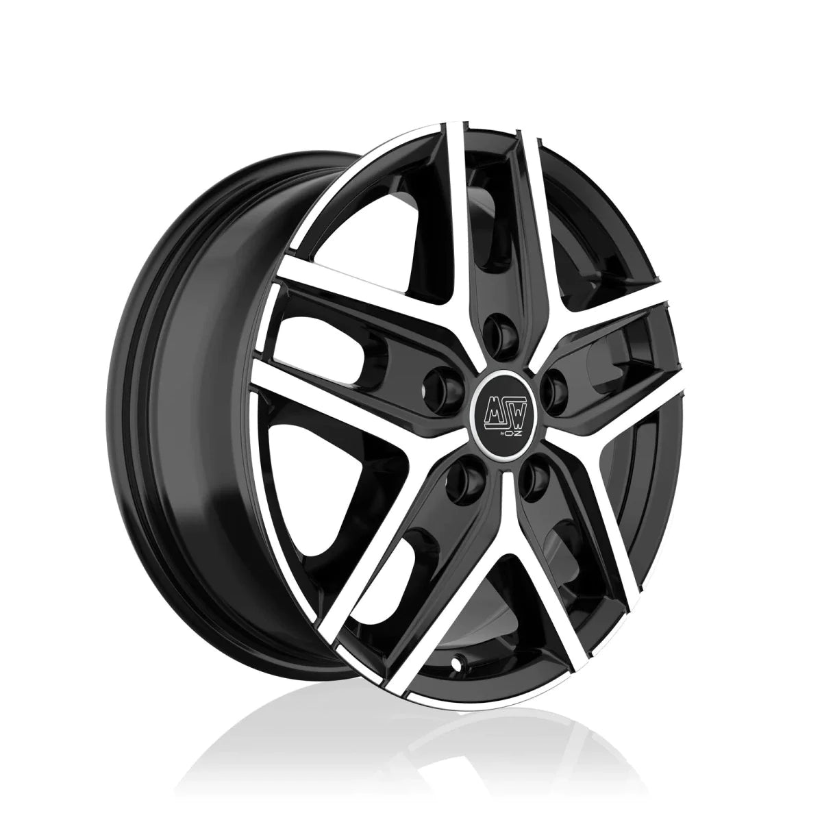 Alu kola MSW 40 VAN 6.5x16 5x120 ET50 Gloss Black Full Polished