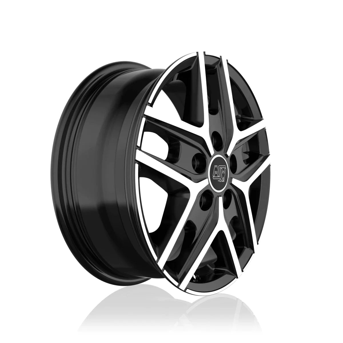 Alu kola MSW 40 VAN 6.5x16 5x120 ET60 Gloss Black Full Polished