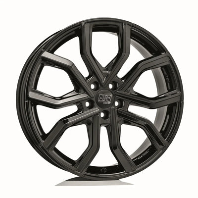 Alu kola MSW 41 10x20 5x112 ET19 Gloss Black | Wheelsup.cz