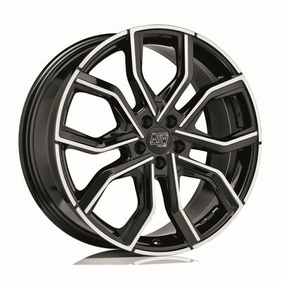 Alu kola MSW 41 9x20 5x130 ET50 Gloss Black Full Polished | Wheelsup.cz