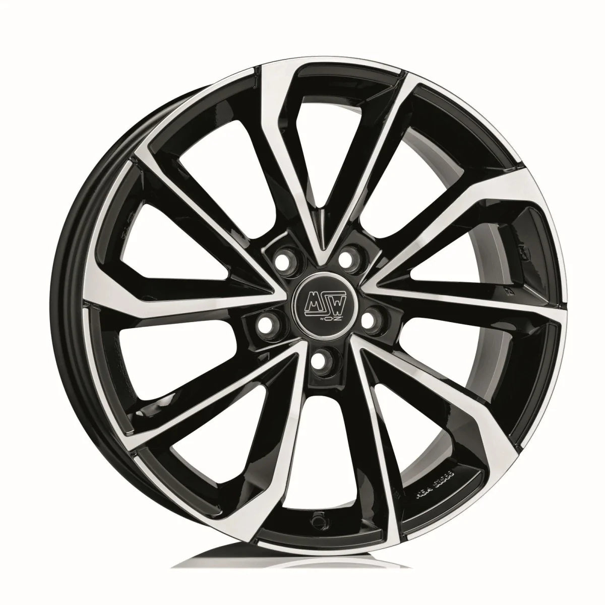 Alu kola MSW 42 8x19 5x108 ET45 Gloss Black Full Polished