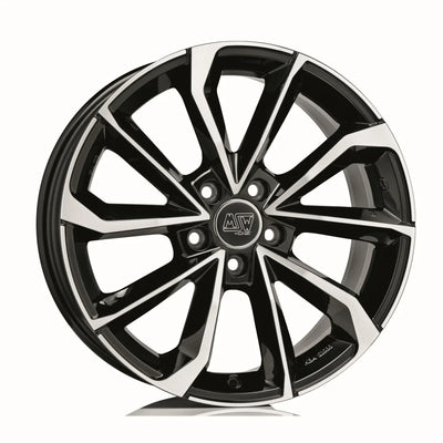 Alu kola MSW 42 8x18 5x112 ET40 Gloss Black Full Polished | Wheelsup.cz