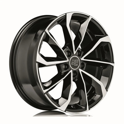 Alu kola MSW 42 8x18 5x112 ET28 Gloss Black Full Polished | Wheelsup.cz