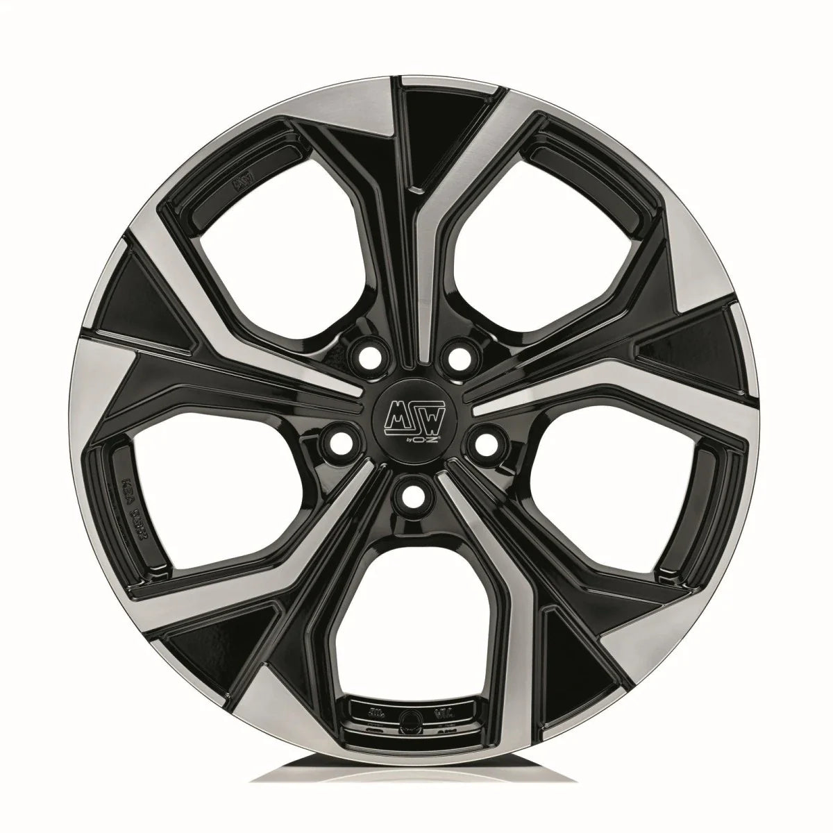 Alu kola MSW 43 8.5x20 5x112 ET45 Gloss Black Full Polished