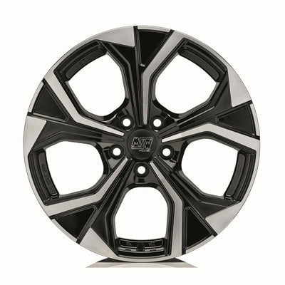 Alu kola MSW 43 8.5x20 5x108 ET40 Gloss Black Full Polished | Wheelsup.cz