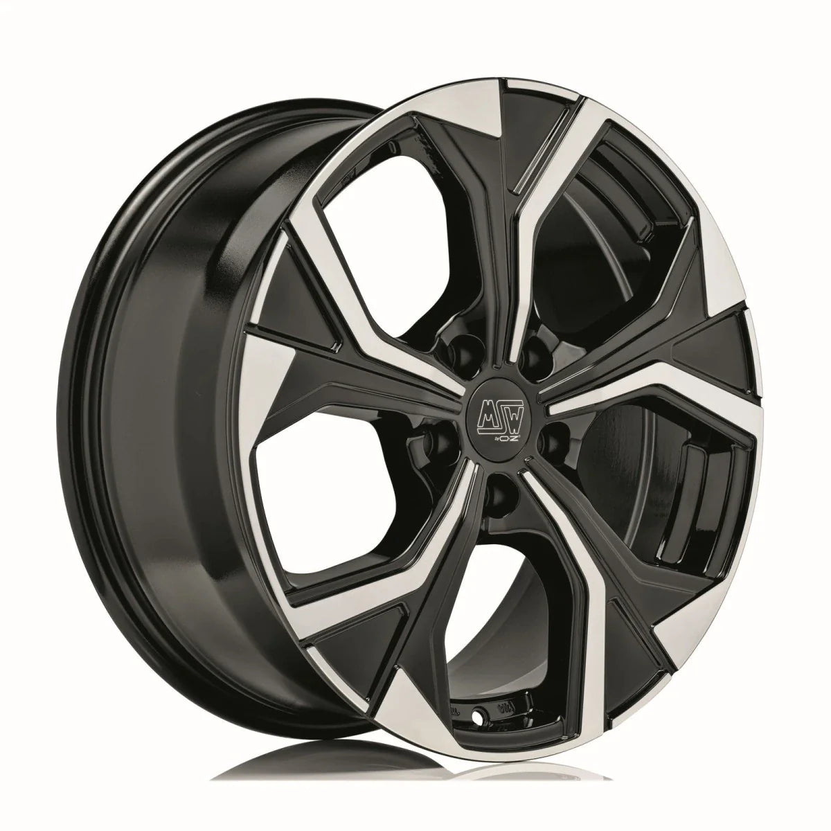 Alu kola MSW 43 8.5x20 5x112 ET45 Gloss Black Full Polished